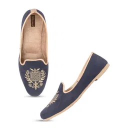 DESI COLOUR Men Velvet Slip-On Sneakers-picture-33