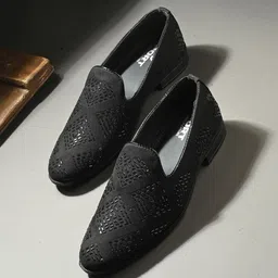 port Men Perforations Slip-On Sneakers-image-81