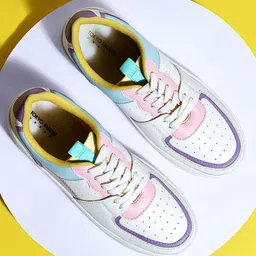 Tokyo Talkies Women Colourblocked Comfort Insole Basics Sneakers-image-38