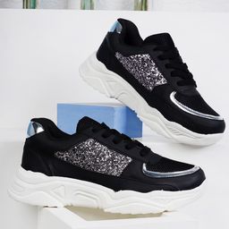 Carlton London sports Women Embellished Lightweight Sneakers-57