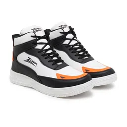 Zixer Men Black Colourblocked Sneakers-picture-28
