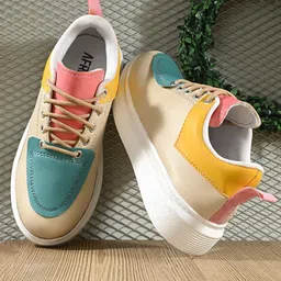 AfroJack Women Colourblocked Sneakers-18