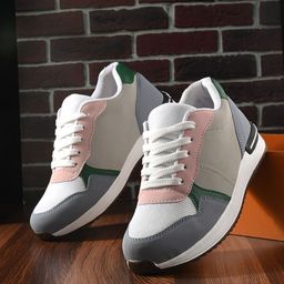 The Roadster Lifestyle Co. Women White & Grey Colourblocked Lightweight Sneakers-picture-50