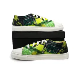 KobSook Women Printed Sweat Absorption Lightweight Abrasion Slip Resistant Canvas Sneakers-image-99