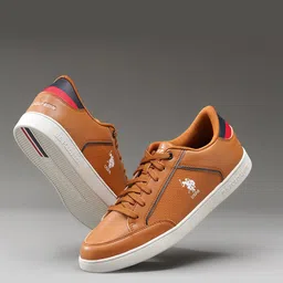 U S Polo Assn Men Tan PU Sneakers-image-68