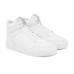HRX by Hrithik Roshan Men White Mid-Top Lightweight Sneakers-image-93