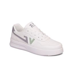 MOZAFIA Women White & Grey Printed Sneakers-image-33