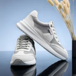 bacca bucci Women Lace-Ups Round Toe PU Sneakers-image-58