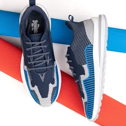 The Roadster Lifestyle Co Men Textured Lightweight Comfort Sneakers-image-69
