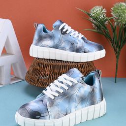 The Roadster Lifestyle Co. Women Printed Lace Ups Sneakers-31