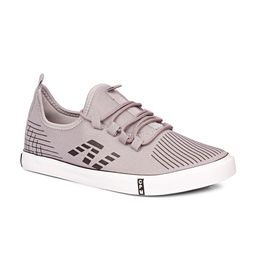CIPRAMO SPORTS Men Grey Striped Canvas Sneakers-image-78