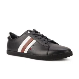 Bata Men Navy Blue Striped Sneakers-image-65