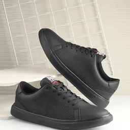 SPYKAR Men Textured Comfort Insole Lace-Ups Sneakers-image-33