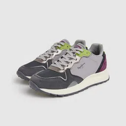 Pepe Jeans Women Joy Starclash Textured Comfort Insole Contrast Sole Sneakers-48