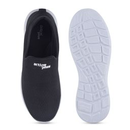 Action Plus Men Textured Round Toe Slip-On Sneakers image 2