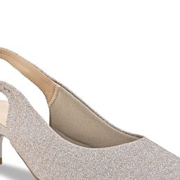 Rocia Embellished Pointed Toe Kitten Pumps With Backstrap image 4