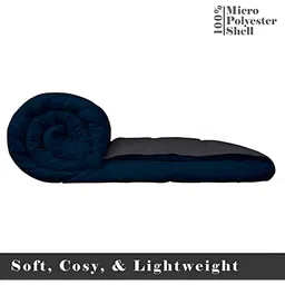RF RELAXFEEL Blue & Grey Heavy Winter 233 GSM Double Bed Comforter-image-68
