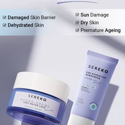 SEREKO Set Of 2 Barrier-Boosting Hydration Sunscreen & Hydra Cream - 50 ml Each image 2