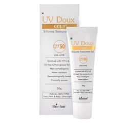 Brinton UV Doux Gold Silicone Sunscreen Gel SPF 50 PA+++ - 50g-24
