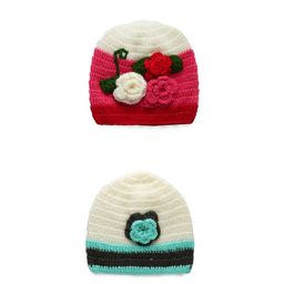 CHUTPUT Unisex Kids Pack of 2 Embroidered Beanie-82