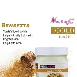 FEELHIGH Set Of 2 Mask & Gold Cream 500ml Each image 2