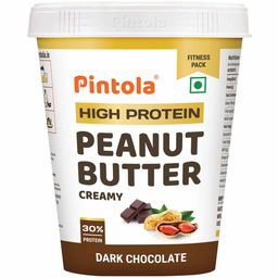 Pintola High Protein Peanut Butter,  1 kg  Dark Chocolate Creamy -image-32