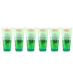 VLCC Set of 6 Neem Face Washes with Chamomile & Tea Tree Extracts for Acne - 150ml each image 1