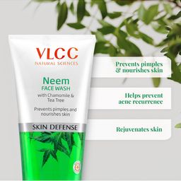 VLCC Set of 6 Neem Face Washes with Chamomile & Tea Tree Extracts for Acne - 150ml each image 5