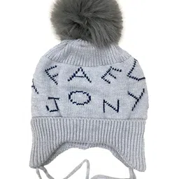 Gajraj Unisex Kids Embroidered Woollen Beanie-10