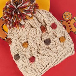 Pantaloons Junior Girls Self Design Acrylic Beanie-4