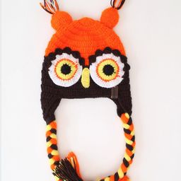 Woonie Infants Bird Self Design Acrylic Beanie-picture-13