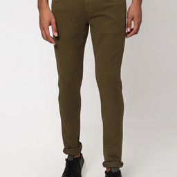 Mufti Men Mid-Rise Tapered Fit Stretchable Cropped  Jeans-image-79