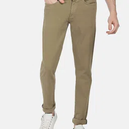 Flying Machine Men Slim Fit Mid Rise Regular Trousers-picture-46