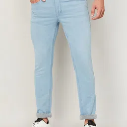Forca by Lifestyle Men Blue Slim Fit No Fade Cotton  Jeans-image-91
