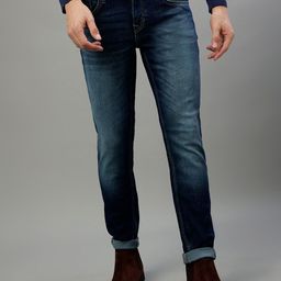 Antony Morato Men Slim Fit Clean Look Heavy Fade Stretchable Jeans-image-96