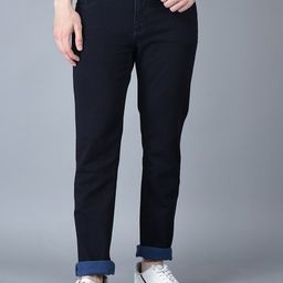 CANOE Men Smart Regular Fit High-Rise Cotton Jeans-image-26