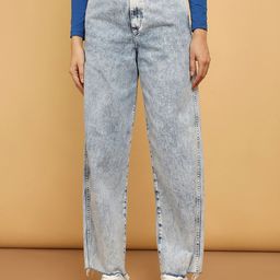 Wrangler Women Wide Leg Clean Look High-Rise Heavy Fade Cotton Jeans-image-20