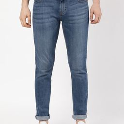 R&B Men Blue Skinny Fit Heavy Fade Jeans-picture-6