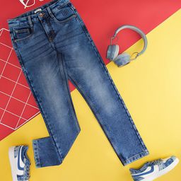Pantaloons Junior Boys Slim Fit Clean Look Heavy Fade Jeans-picture-32