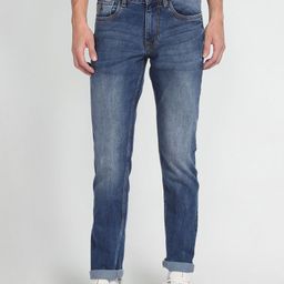 U.S. Polo Assn. Denim Co. Men Blue Slim Fit Low Distress Heavy Fade Jeans-picture-11