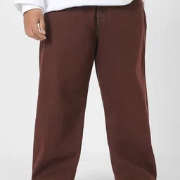 Urbano Plus Men Loose Fit Washed Non-Stretchable Jeans-image-81