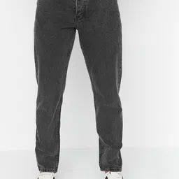 Trendyol Men Mid-Rise Light Fade Pure Cotton Jeans-32