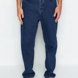 Trendyol Men Mid-Rise Clean Look Pure Cotton Jeans-image-84
