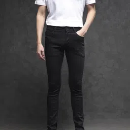 RARE RABBIT Men Radley Regular Fit Mid-Rise Cotton Jeans-image-89