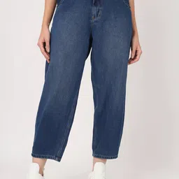 Beatnik Women High-Rise Low Distress Light Fade Jeans-image-18