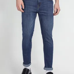 Flying Machine Men Clean Look Light Fade Tapered Fit Stretchable Jeans-image-79