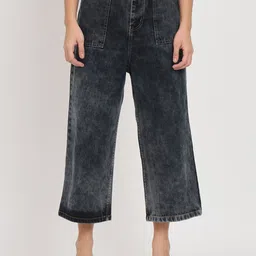 BAESD Women Jean Flared High-Rise Clean Look Cotton Cropped Jeans-15