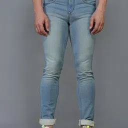 TQS Men Blue Urban Straight Fit Light Fade Jeans-picture-13