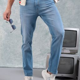 The Indian Garage Co Men Slim Fit Light Fade Jeans-picture-2