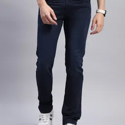 Monte Carlo Men Narrow Slim Fit Light Fade Stretchable Jeans-image-39
